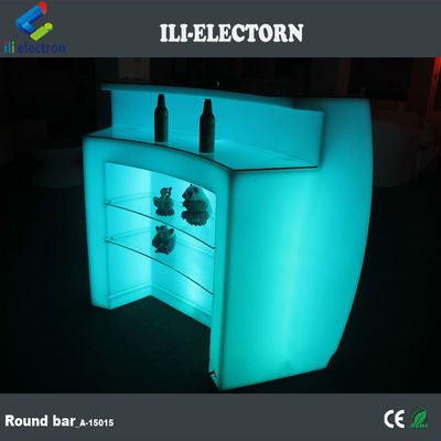 CE / ROHS 인증서 색을 바꾸는 플라스틱 조명 휴대용 LED 둥근 바