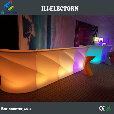 새로운 PE 플라스틱 다채로운 휴대용 상업용 LED 조명 바 세트
