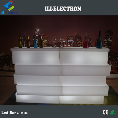 플라스틱 LED 모바일 바 테이블 16 색상 변화 수질