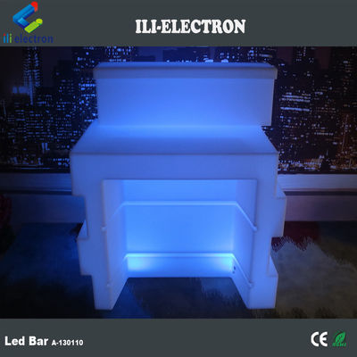 플라스틱 LED 모바일 바 테이블 16 색상 변화 수질