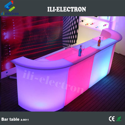 빛나는 칵테일 테이블 / 빛 이동 칵테일 바 카운터 / LED 휴대 칵테일 바