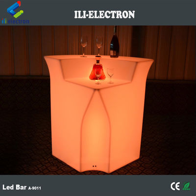 빛나는 칵테일 테이블 / 빛 이동 칵테일 바 카운터 / LED 휴대 칵테일 바