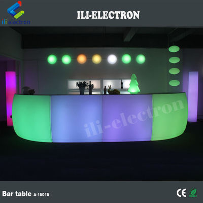 상업용 플라스틱 현대 레스토랑 LED 바 테이블 CE ROHS UL