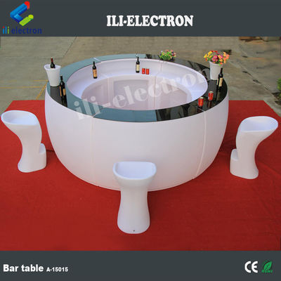 상업용 플라스틱 현대 레스토랑 LED 바 테이블 CE ROHS UL