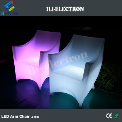 PE 플라스틱 LED 조명 가구 의자 RGB 재충전 리?? 배터리