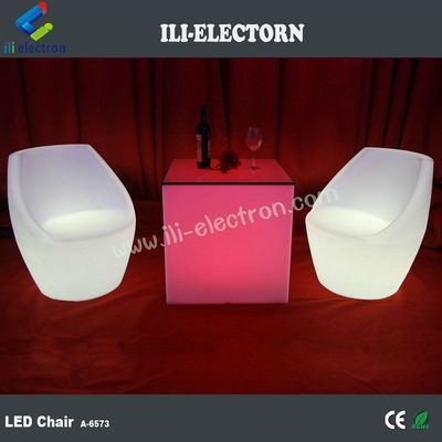 다채로운 빛나는 휴대용 재충전 가능한 조명 LED 파티 의자