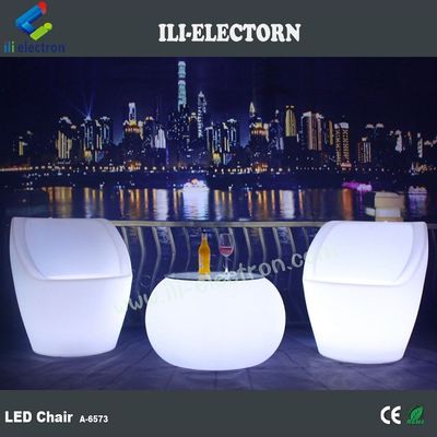 다채로운 빛나는 휴대용 재충전 가능한 조명 LED 파티 의자