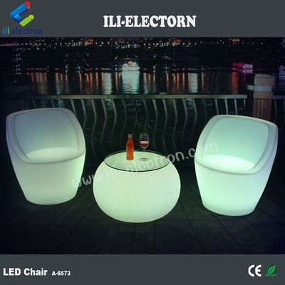 다채로운 빛나는 휴대용 재충전 가능한 조명 LED 파티 의자