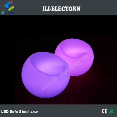 새로운 디자인 다채색 RGB 방수 LED 빛나는 사과 의자