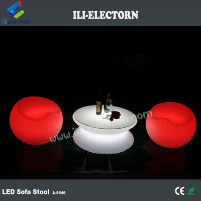 무티 컬러 RGB LED 라이트 칵테일 테이블, 방수 라이트 업 바 가구