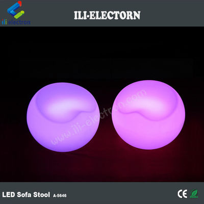 무티 컬러 RGB LED 라이트 칵테일 테이블, 방수 라이트 업 바 가구