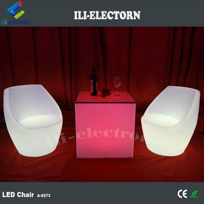 재충전 가능한 LED 광택 가구 의자 이벤트 나이트 클럽을위한 방수