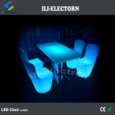 LED 가구 다채로운 변화 LED 저녁 의자