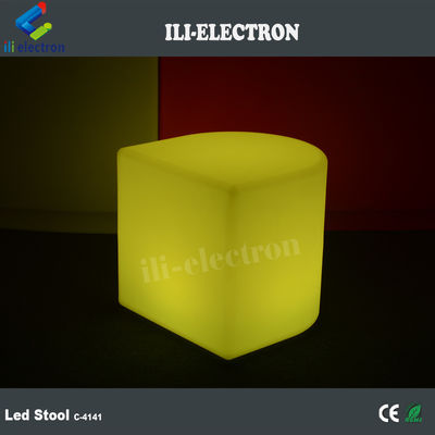 반짝이는 재충전 가능한 플라스틱 LED 조명 의자