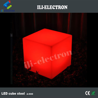 PE 플라스틱 3D LED 큐브를 켜