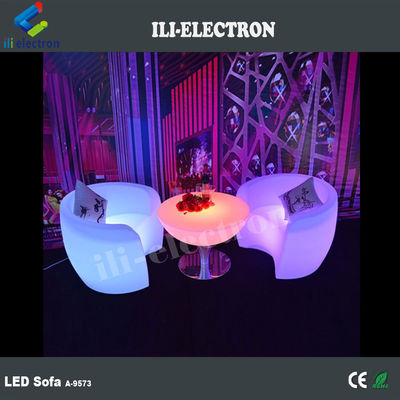 나이트클럽 플라스틱 LED 바 의자