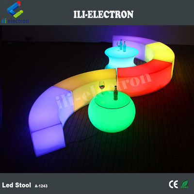 지능형 LED 야외 가구 LED 곡선 대변