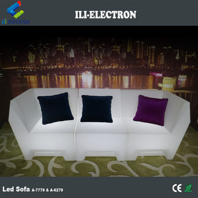 PE 플라스틱 LED 현대 소파 가구