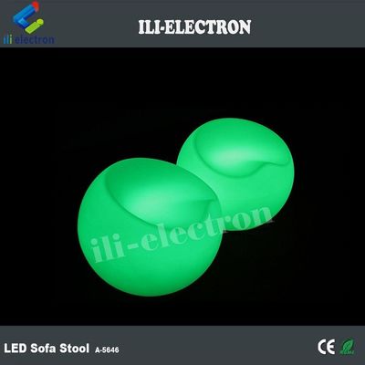 플라스틱 LED 바 의자 반짝이는 의자