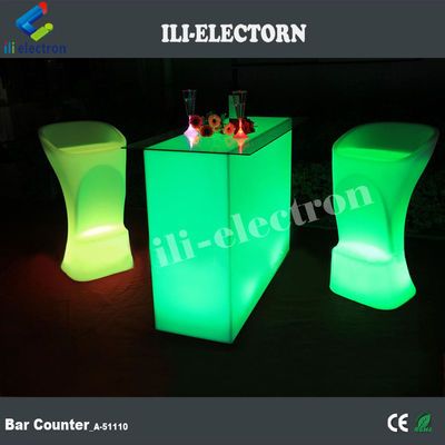 새로운 디자인 직사각형 조명 파티 LED 조명 LED 칵테일 테이블