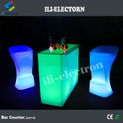 새로운 디자인 직사각형 조명 파티 LED 조명 LED 칵테일 테이블