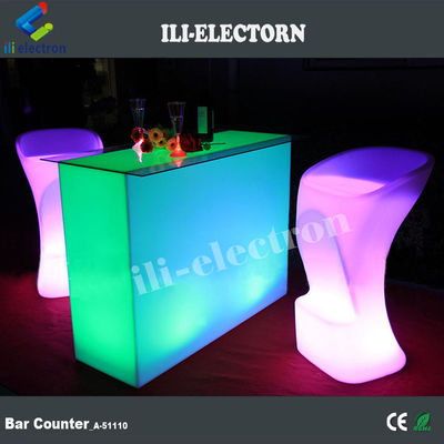 새로운 디자인 직사각형 조명 파티 LED 조명 LED 칵테일 테이블
