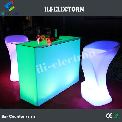 새로운 디자인 직사각형 조명 파티 LED 조명 LED 칵테일 테이블