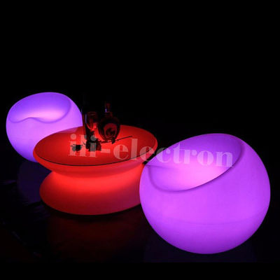 조명 다채로운 변경 야외 LED 빛 커피 테이블