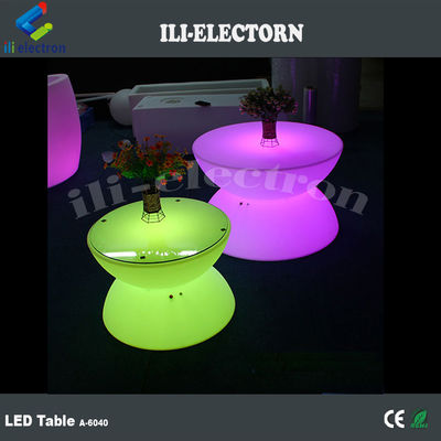 조명 다채로운 변경 야외 LED 빛 커피 테이블
