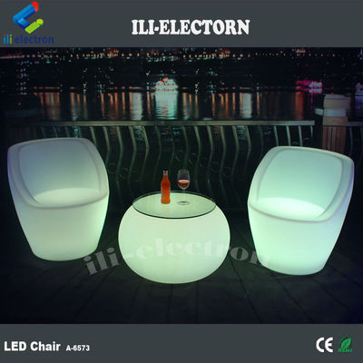 LED 강조 조명 테이블 둥근 바 빛나는 LED 바 테이블