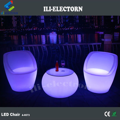 LED 강조 조명 테이블 둥근 바 빛나는 LED 바 테이블