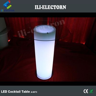 플라스틱 빛나는 LED 아이스 버킷 테이블 야구 클럽을 위한 유리