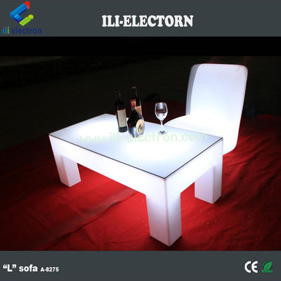 RGB 리모컨 나이트 클럽 / 파티 patio / KTV / 로비에 대한 LED 광택 테이블