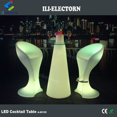 빛나는 바 테이블 LED 칵테일 테이블