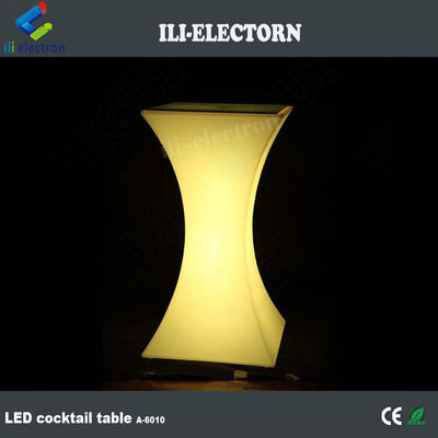 정면 LED 라이트 칵테일 테이블 결혼식용 방수 조명