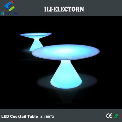 밝은 가구 플라스틱 재충전 LED 저녁 테이블