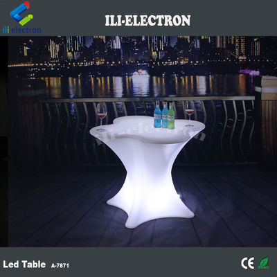 야외 행사용 휴대용 플라스틱 LED 칵테일 테이블 라이트