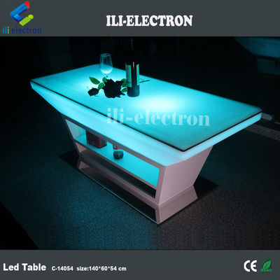 PE 플라스틱 LED 빛나는 바 테이블/ 라운지 테이블/ 거실 테이블