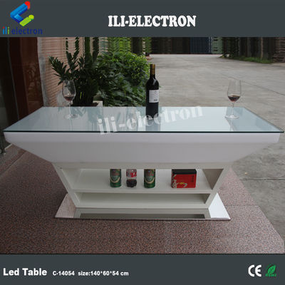 PE 플라스틱 LED 빛나는 바 테이블/ 라운지 테이블/ 거실 테이블