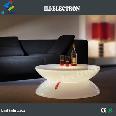 PE 플라스틱 RGB 원격 제어 LED 테이블과 의자