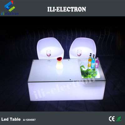 유니크 무선 PE 플라스틱 LED 바 테이블 얼음 버킷/냉각 탱크