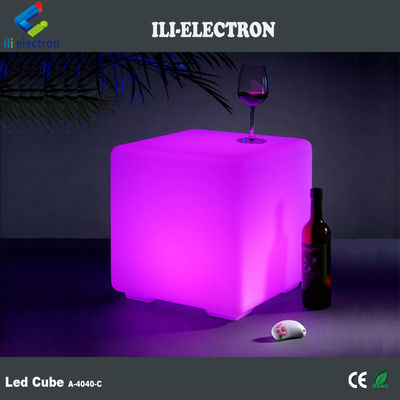 PE 물질 LED 큐브 좌석 장식 Led 큐브 테이블