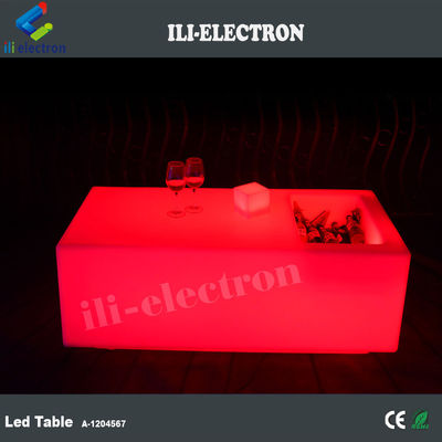 배터리 KTV 나이트클럽 바 가구 빛나는 플라스틱 LED 술집 테이블