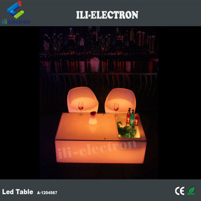 배터리 KTV 나이트클럽 바 가구 빛나는 플라스틱 LED 술집 테이블