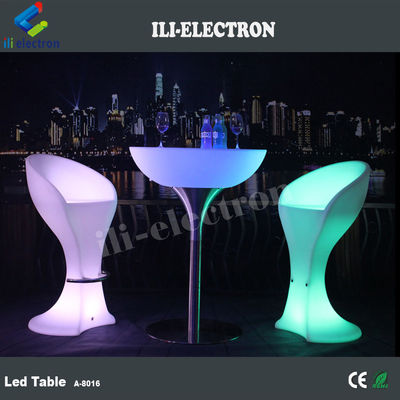 높은 LED 칵테일 테이블