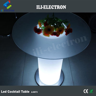 LED 유리 바 테이블 파티 칵테일 테이블