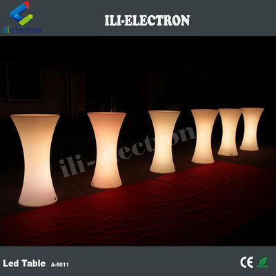 상업용 플라스틱 LED 칵테일 테이블
