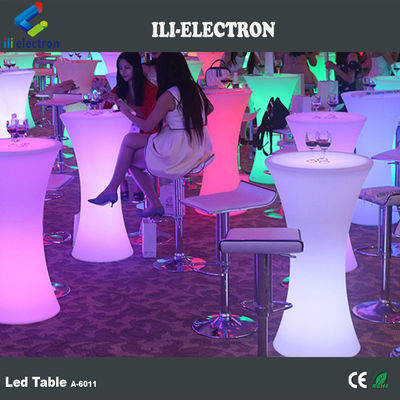 상업용 플라스틱 LED 술집 테이블