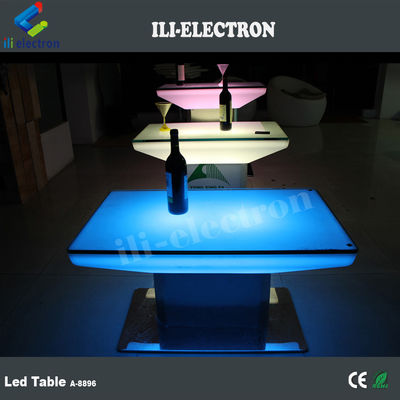 상업용 사각형 빛나는 바 테이블 RGB 리모컨 CE 인증