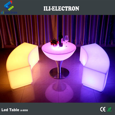 1년 보증으로 임대할 수 있는 고급 LED 램프 바 테이블